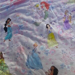 Little sleepies Disney princess garden large cloud blanket